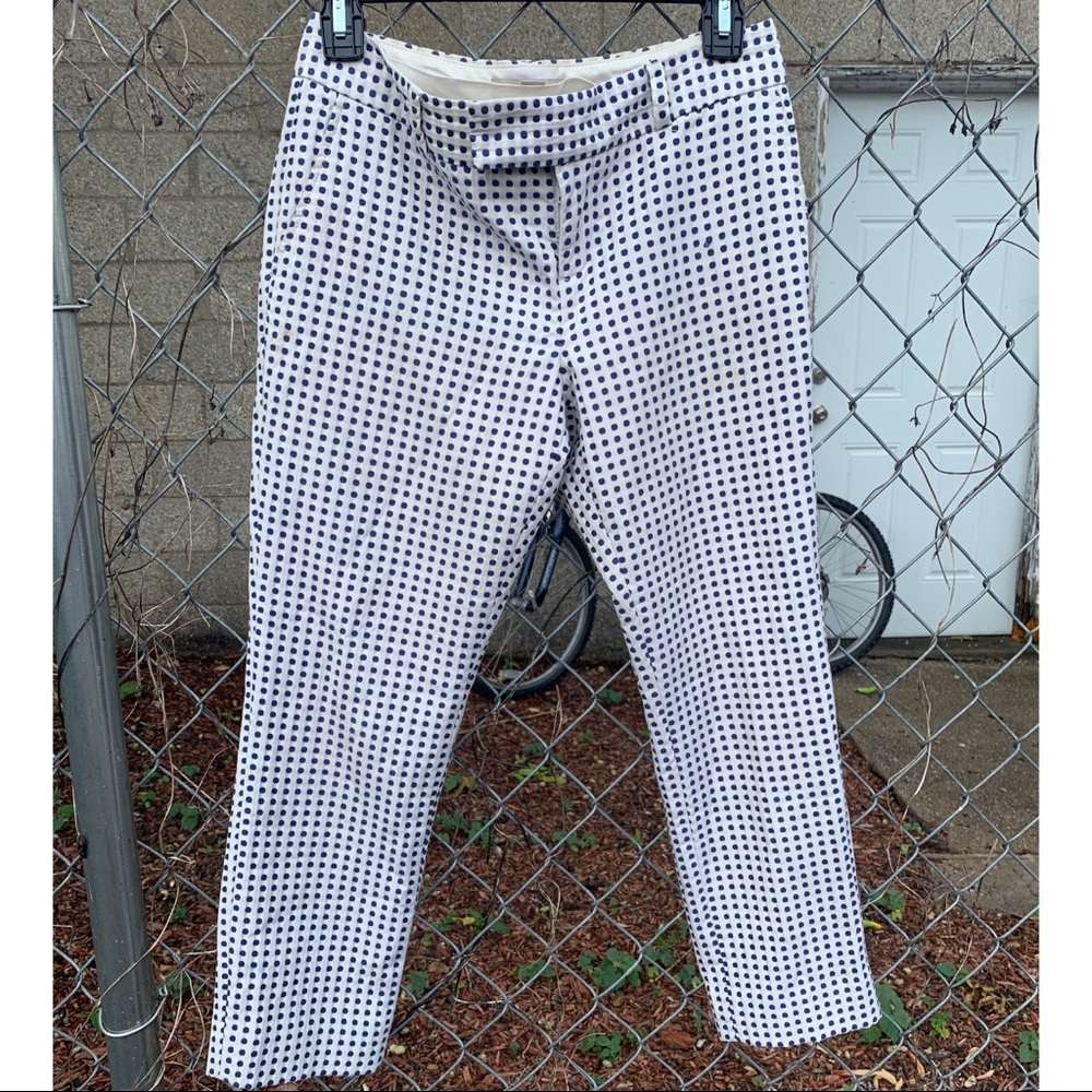 BR polka dot ankle pants
